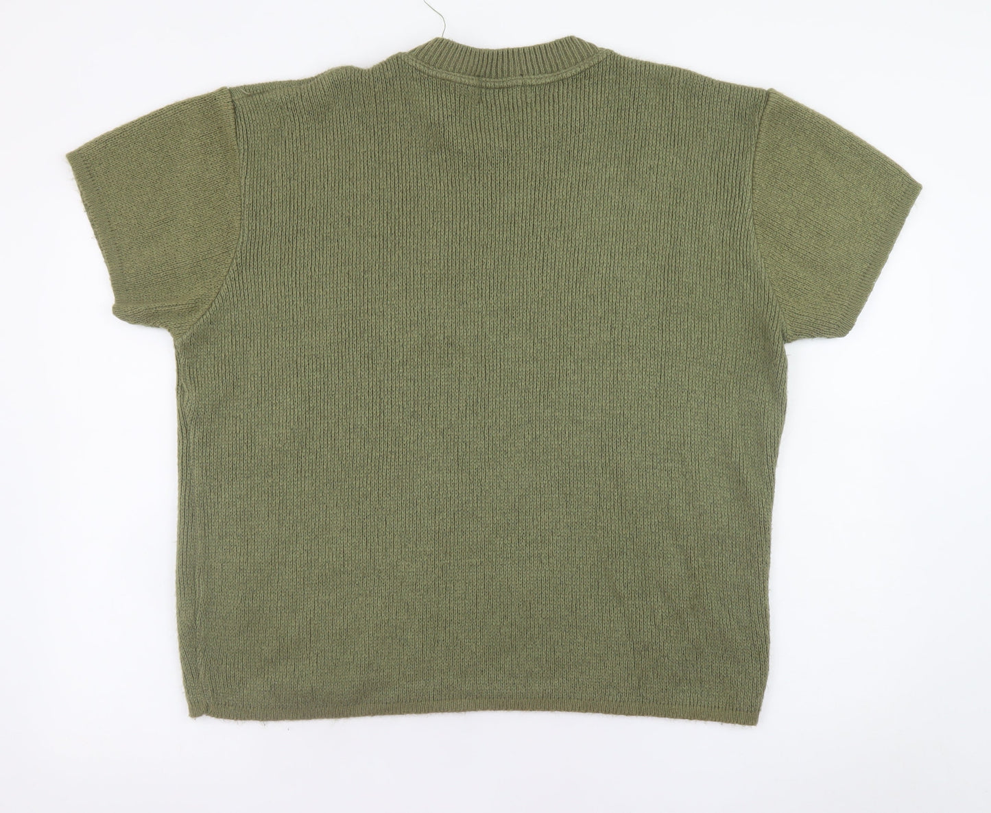 Mens UK Size XS boohooMAN Green Pullover Jumper