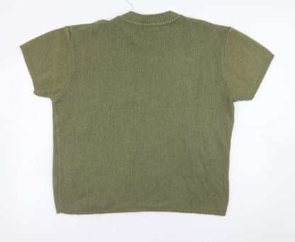 Mens UK Size XS boohooMAN Green Pullover Jumper