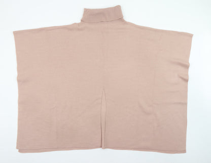 Womens UK Size One Size F&F Beige Cape Jumper