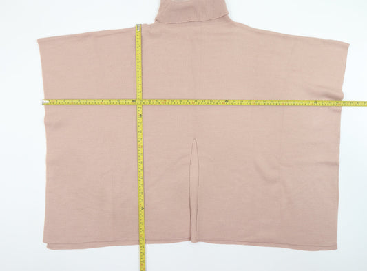 Womens UK Size One Size F&F Beige Cape Jumper