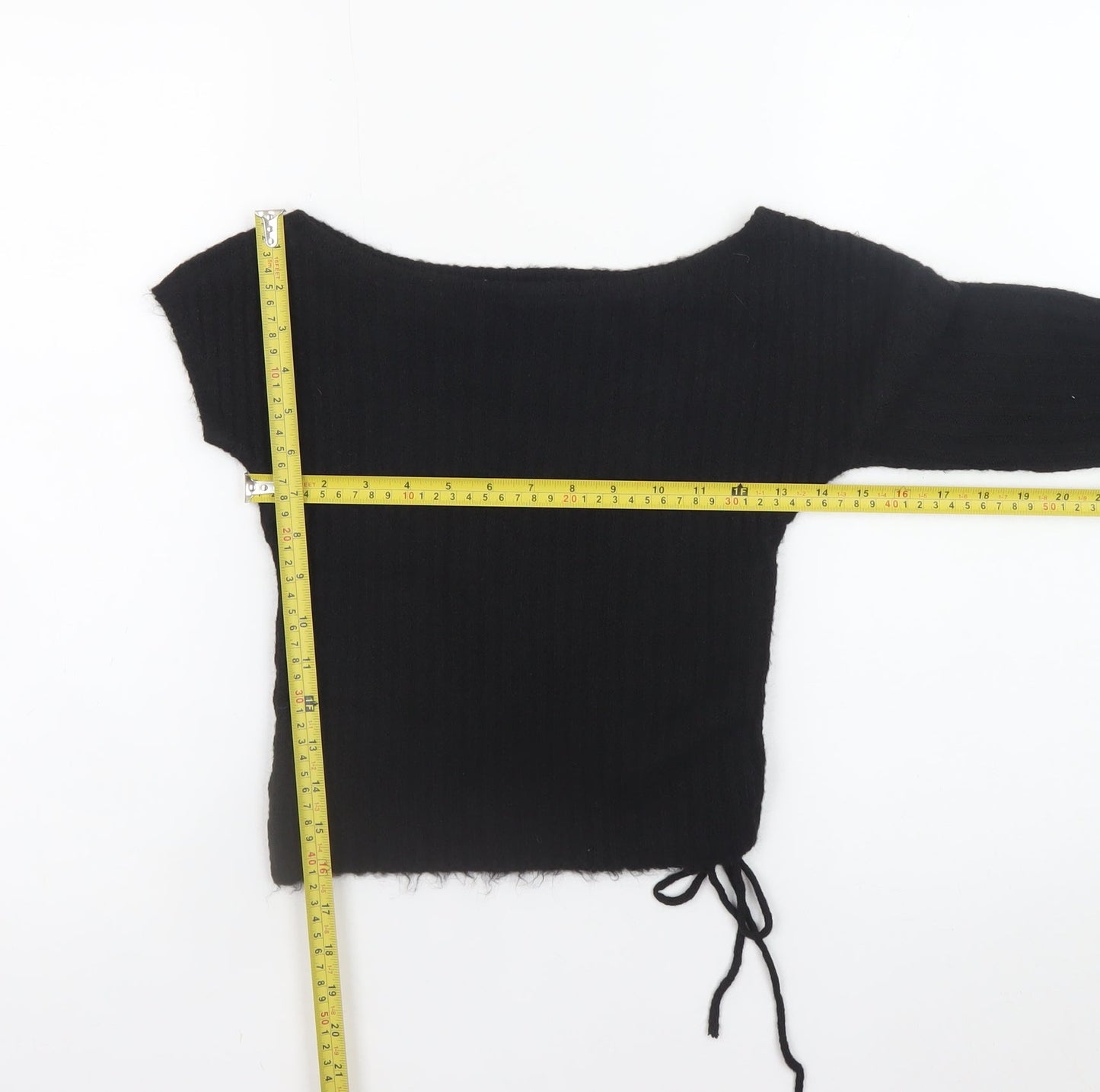 Womens UK Size S PRETTYLITTLETHING Black Pullover Jumper