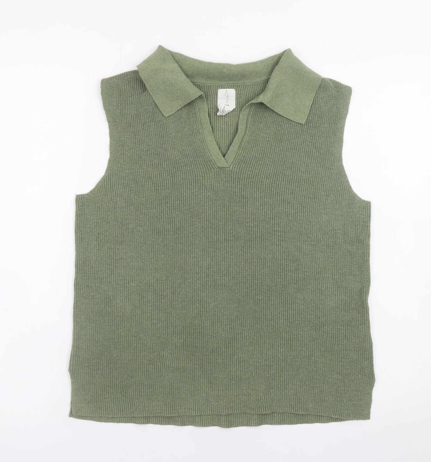 Womens UK Size M JOIE Green Basic Tank