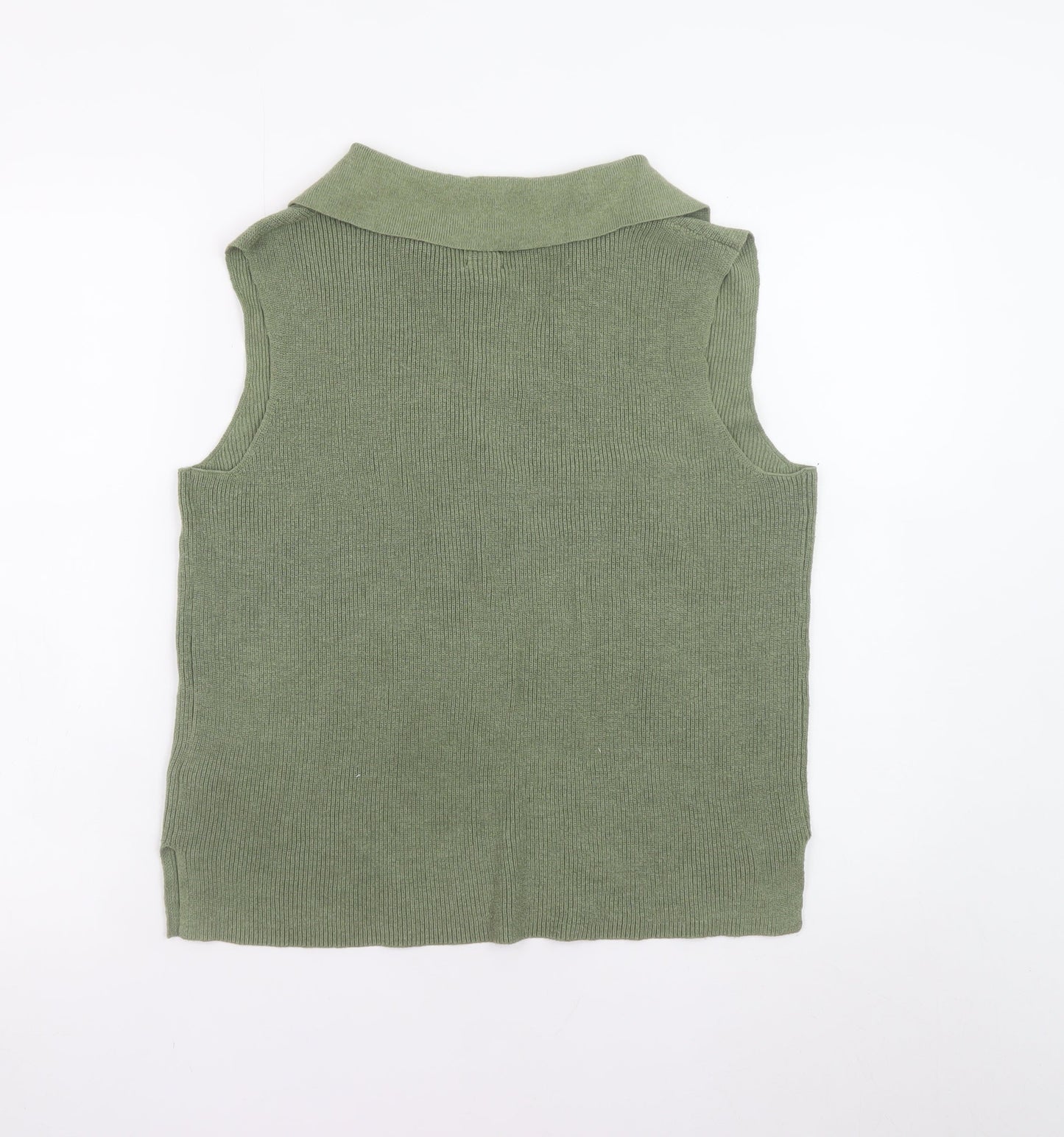 Womens UK Size M JOIE Green Basic Tank