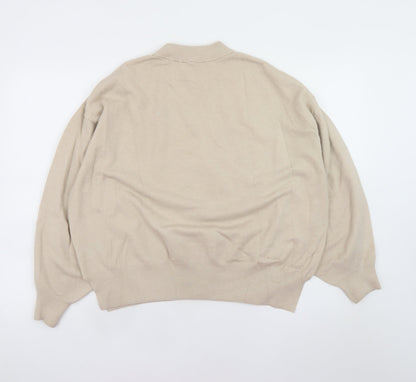 Womens UK Size S H&M Beige Pullover Jumper