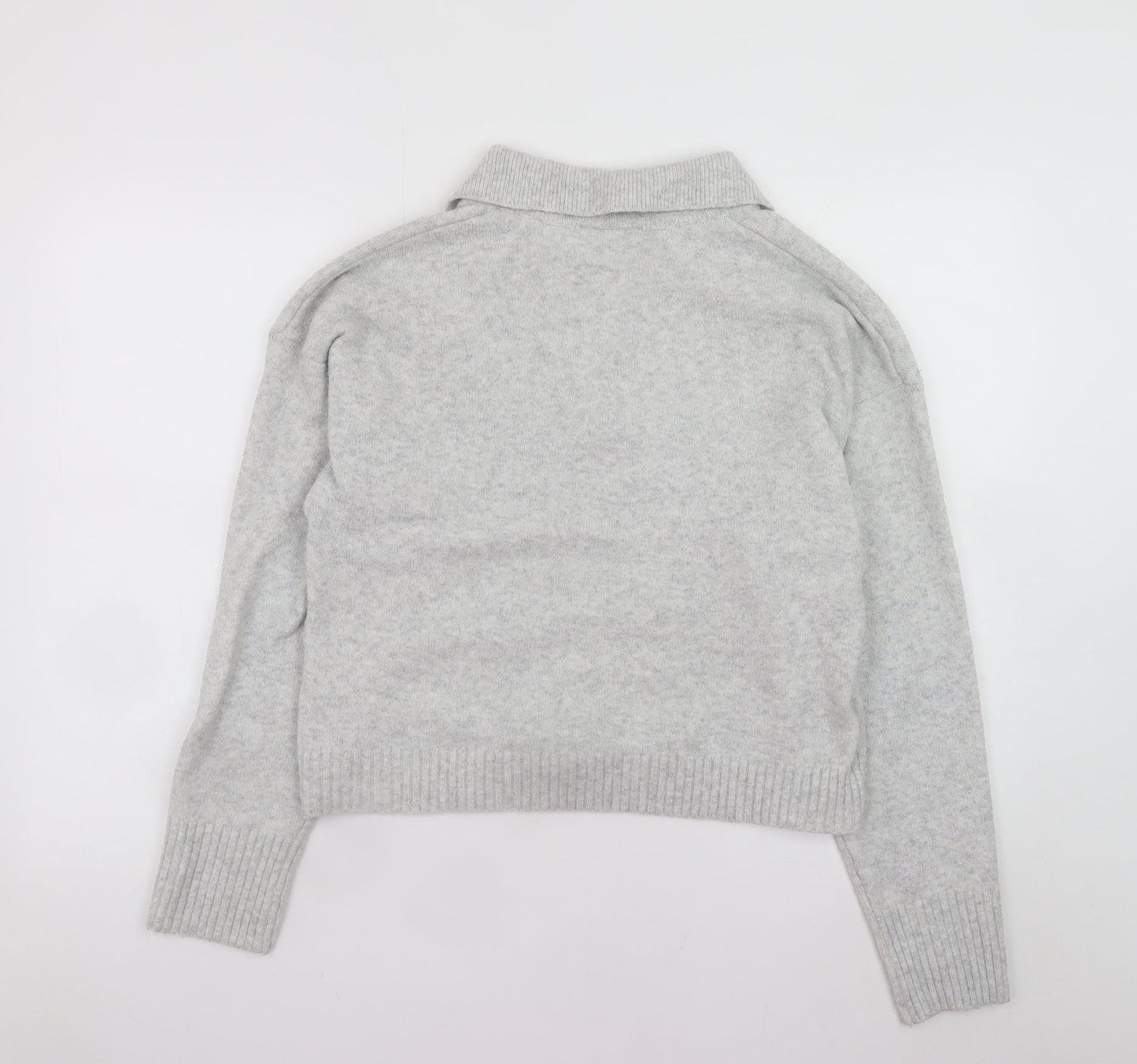 Womens UK Size S Monki Grey Pullover Jumper