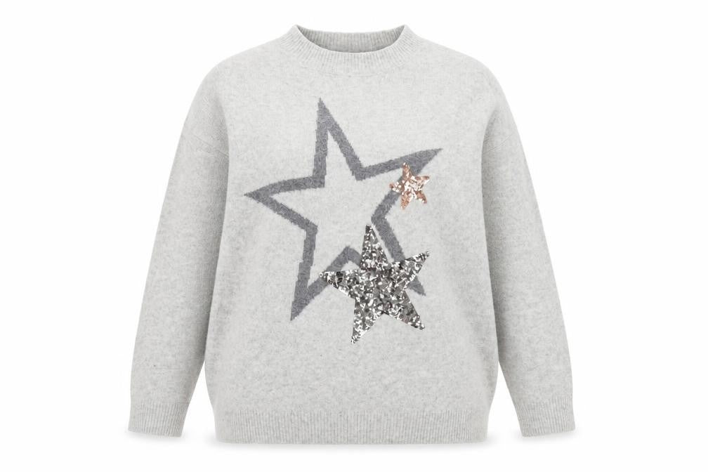 Womens UK Size L Marks and Spencer Grey Pullover Jumper