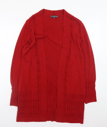Womens UK Size 12 Marks and Spencer Red Cardigan Jumper