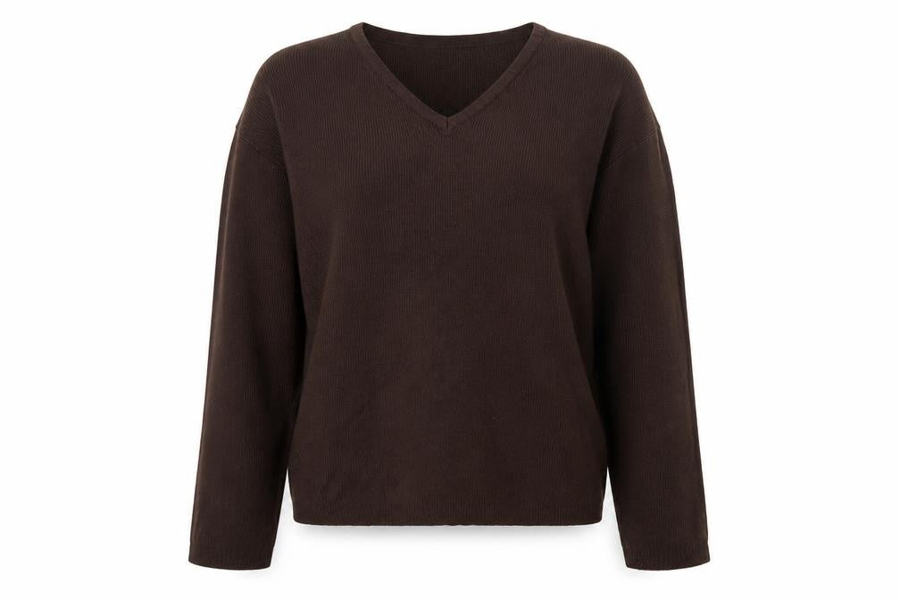 Womens UK Size S Boohoo Brown Pullover Jumper