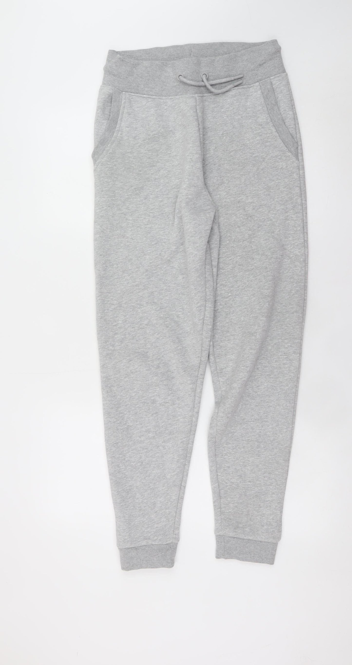 Mens UK Size S USA Pro Regular Fit Jogger Grey Trousers