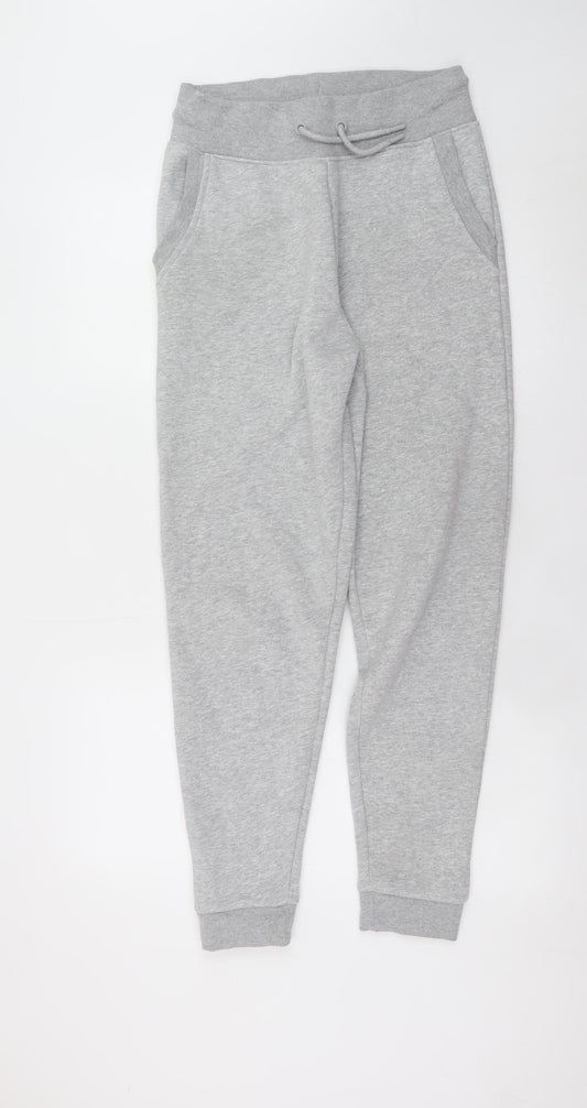 Mens UK Size S USA Pro Regular Fit Jogger Grey Trousers