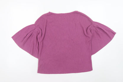 Womens UK Size XS Gap Purple Pullover Jumper