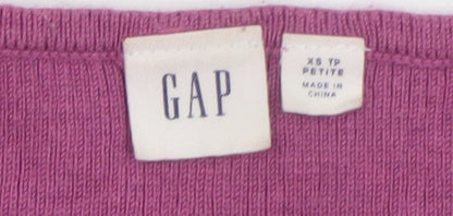 Womens UK Size XS Gap Purple Pullover Jumper