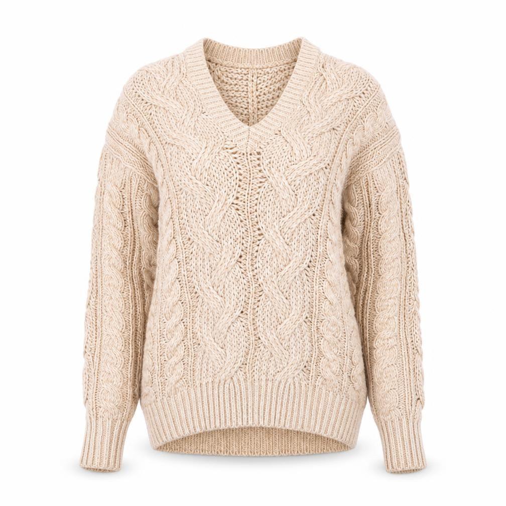 Womens UK Size XS Reiss Beige Pullover Jumper