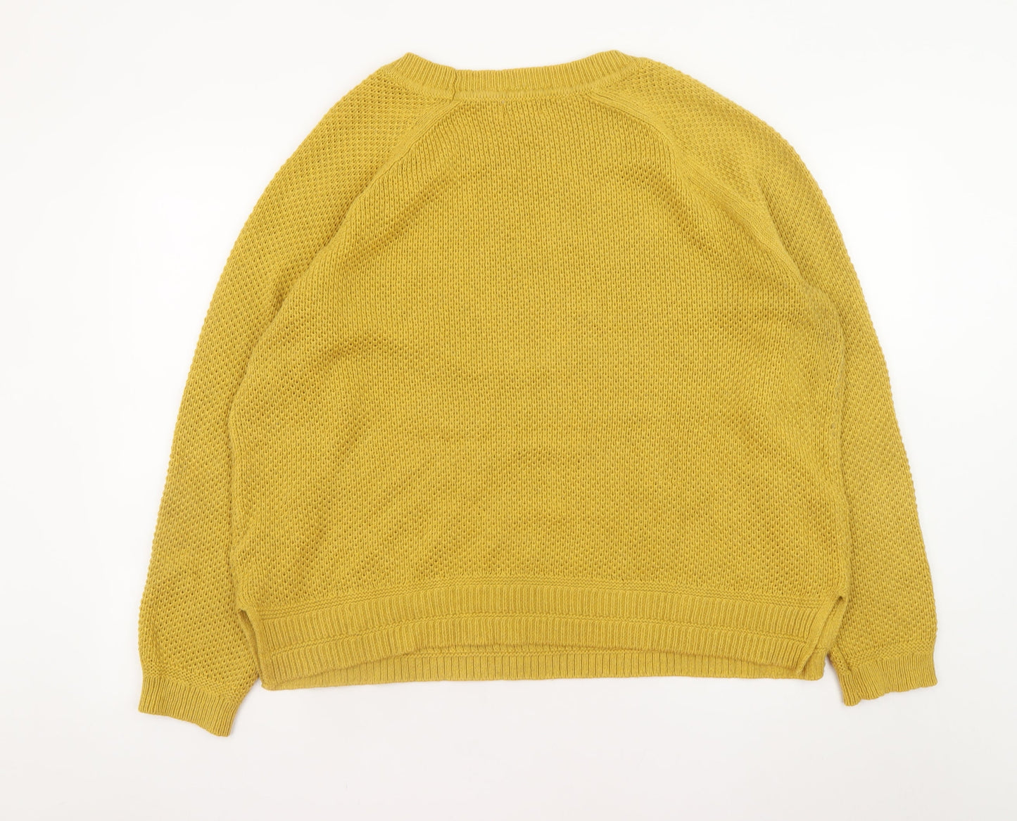 Mens UK Size 2XL Old Navy Yellow Pullover Jumper