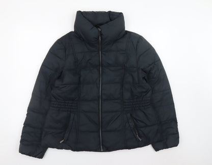 Womens UK Size 18 Marks and Spencer Black Puffer Jacket