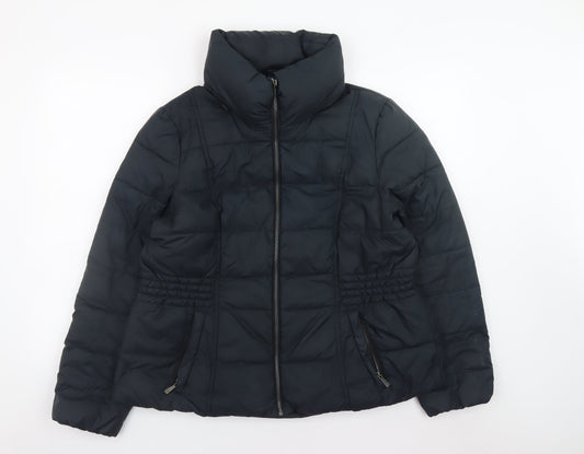 Womens UK Size 18 Marks and Spencer Black Puffer Jacket