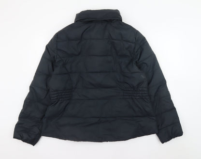 Womens UK Size 18 Marks and Spencer Black Puffer Jacket