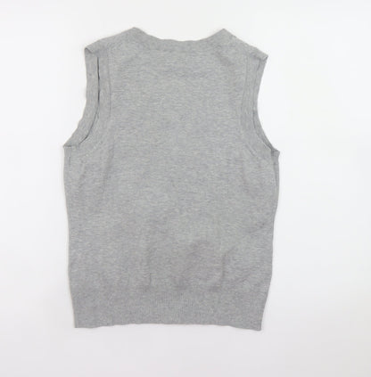 Womens UK Size S Banana Republic Grey Basic Tank