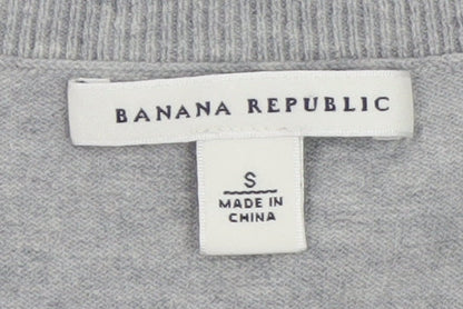 Womens UK Size S Banana Republic Grey Basic Tank