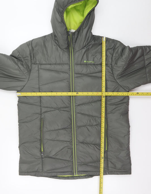 Mens UK Size XL Quechua Grey Puffer Jacket
