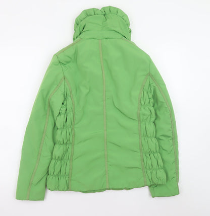 Marks and Spencer Women Green Size 10 Shower Resistant Puffer Jacket
