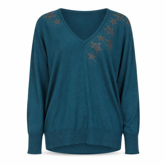 Womens UK Size S Monsoon Green Pullover Jumper