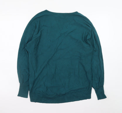 Womens UK Size S Monsoon Green Pullover Jumper