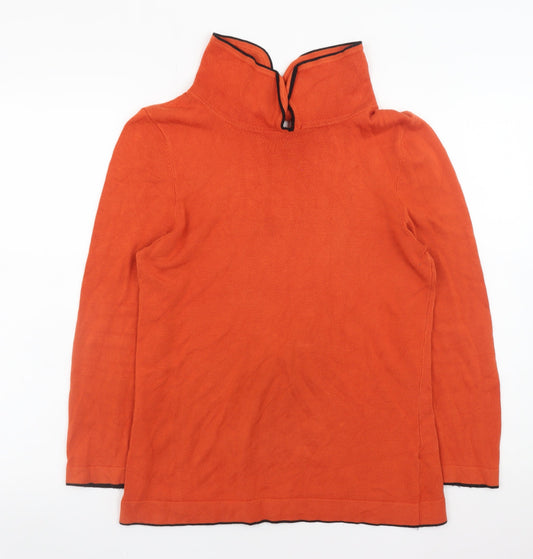 Womens UK Size 10 Principles by Ben de Lisi Orange Pullover Jumper
