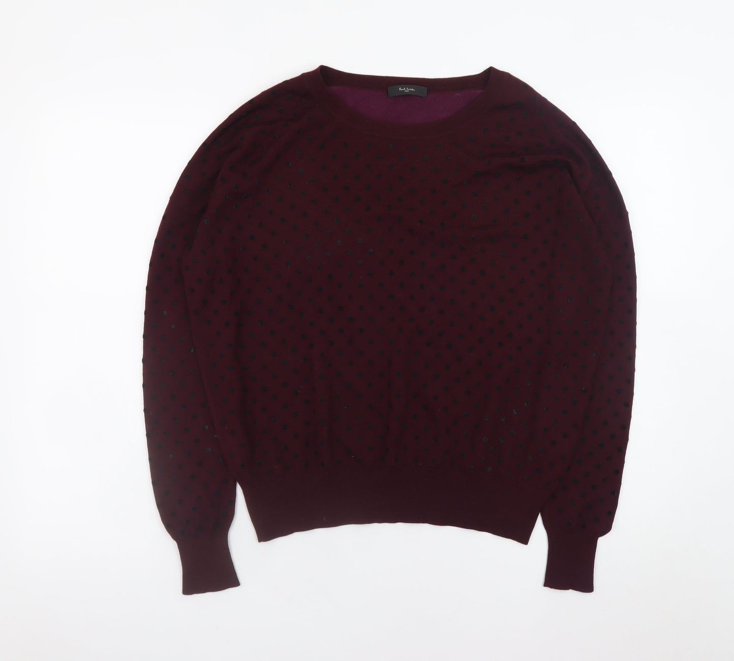 Womens UK Size M Paul Smith Purple Pullover Jumper