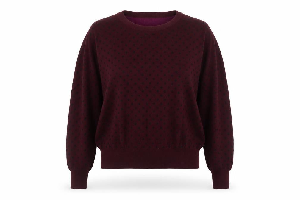 Womens UK Size M Paul Smith Purple Pullover Jumper