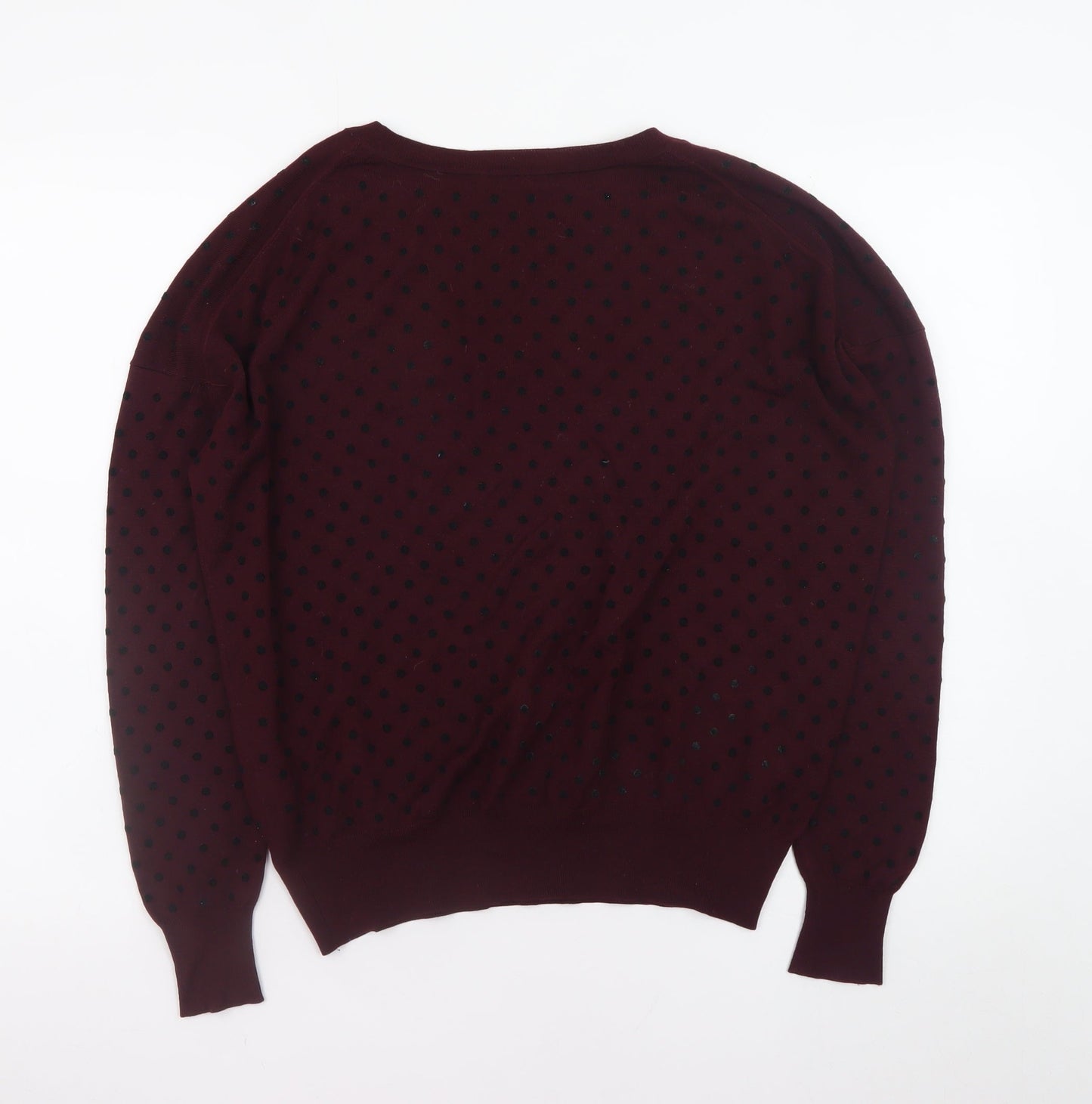 Womens UK Size M Paul Smith Purple Pullover Jumper
