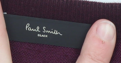Womens UK Size M Paul Smith Purple Pullover Jumper