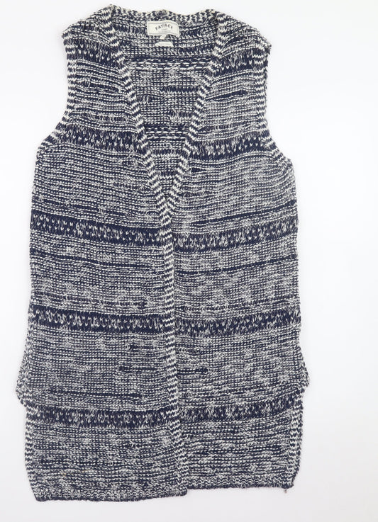 Womens UK Size 12 FatFace Blue Vest Jumper