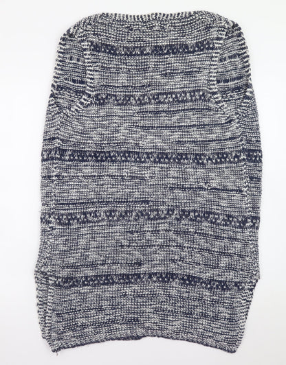 Womens UK Size 12 FatFace Blue Vest Jumper