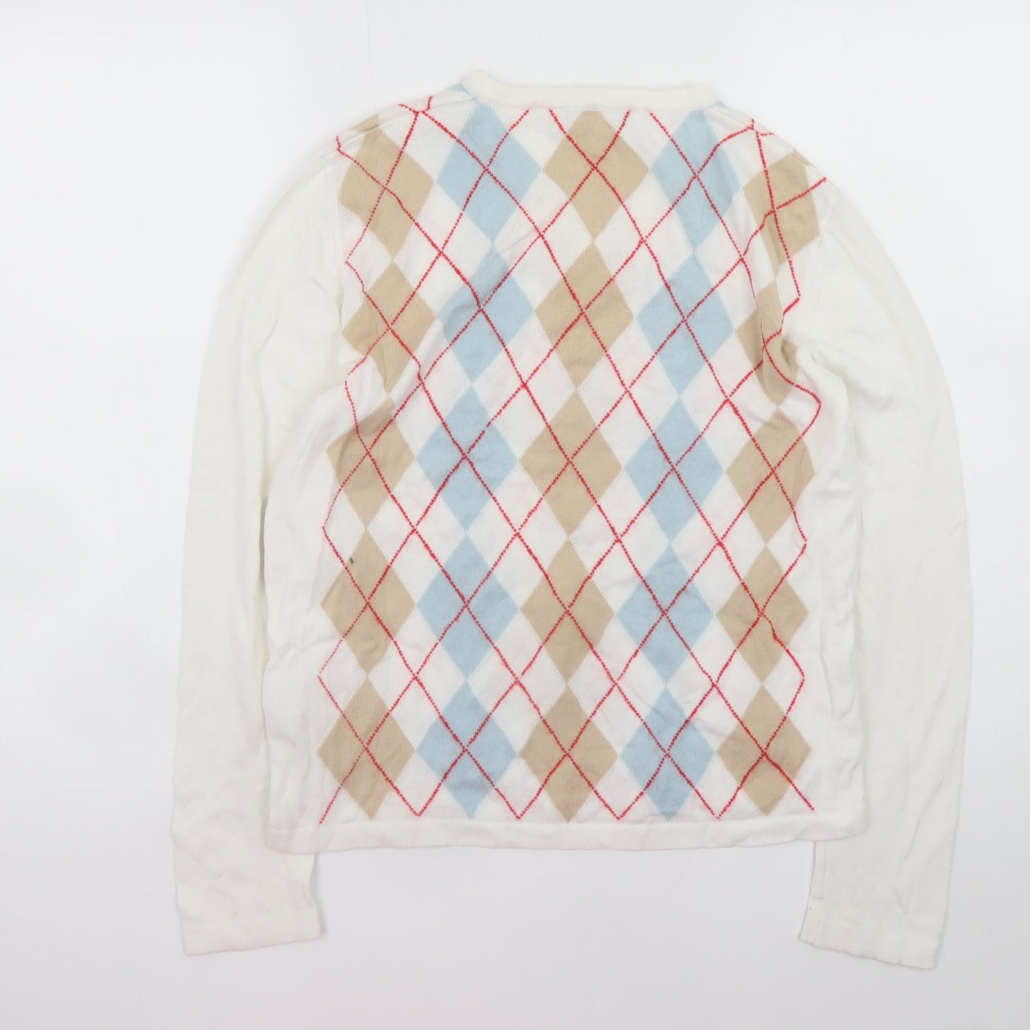 Womens UK Size S Aquascutum Multicoloured Pullover Jumper