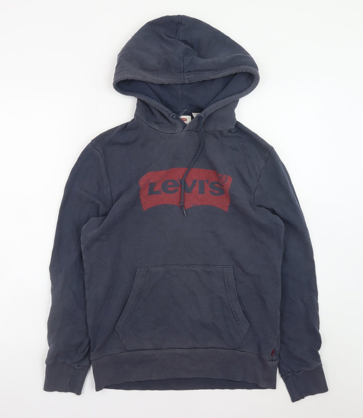 Mens UK Size S Levi's Blue Pullover Hoodie