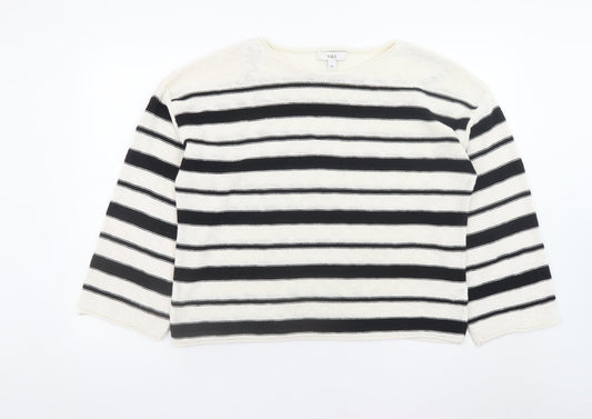 Womens UK Size L Marks and Spencer Black Pullover Jumper