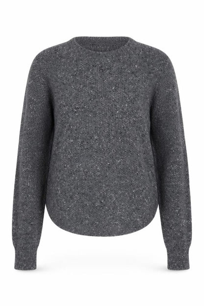 Club Monaco Women's Grey Cashmere Crew Neck Jumper XS