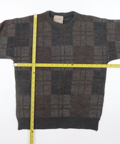 Mens UK Size S Justin Brown Pullover Jumper