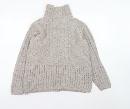 Womens UK Size M Artisan Knitwear Beige Cardigan Jumper