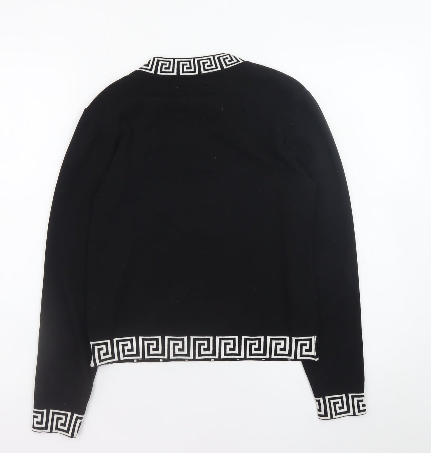 Womens UK Size M Quiz Black Pullover Jumper