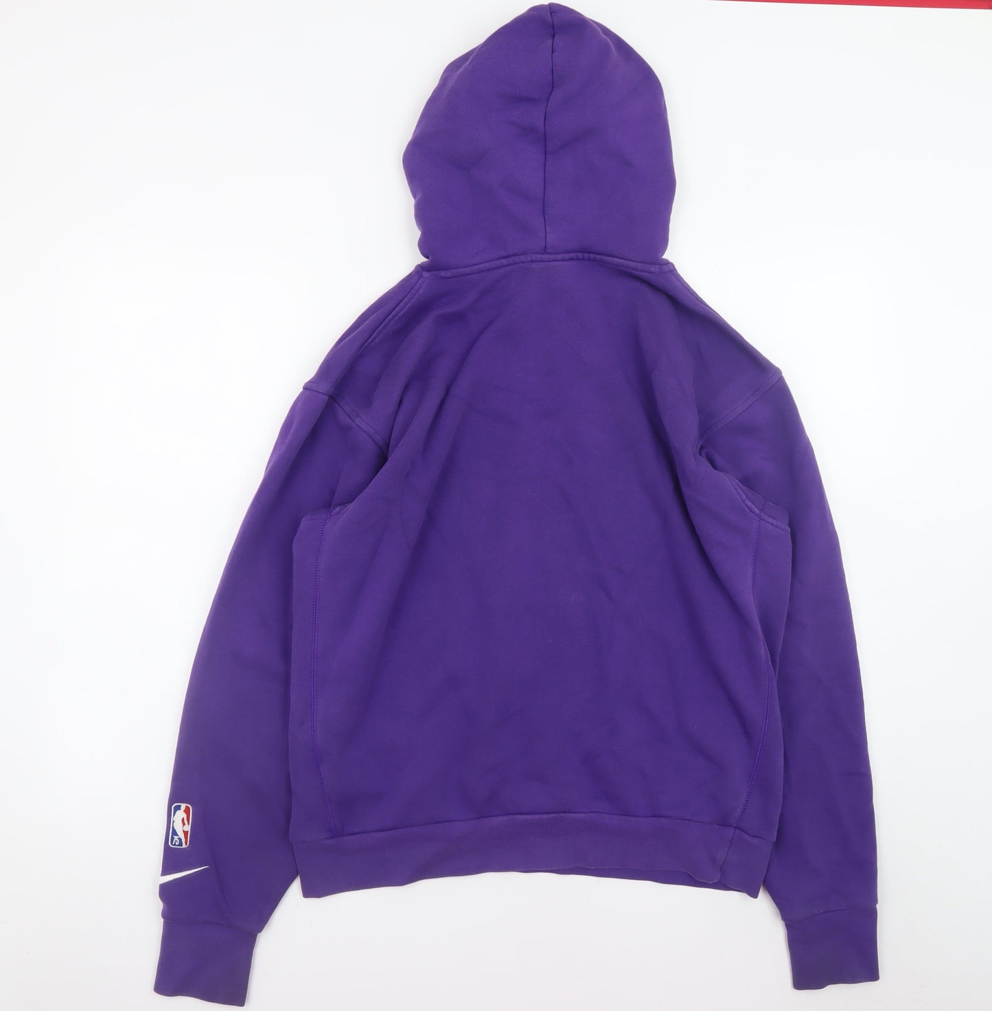 Mens UK Size M Nike Purple Pullover Hoodie