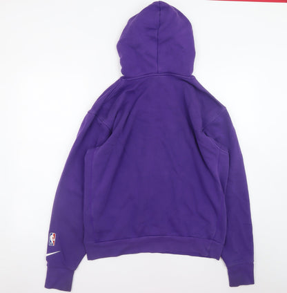 Mens UK Size M Nike Purple Pullover Hoodie