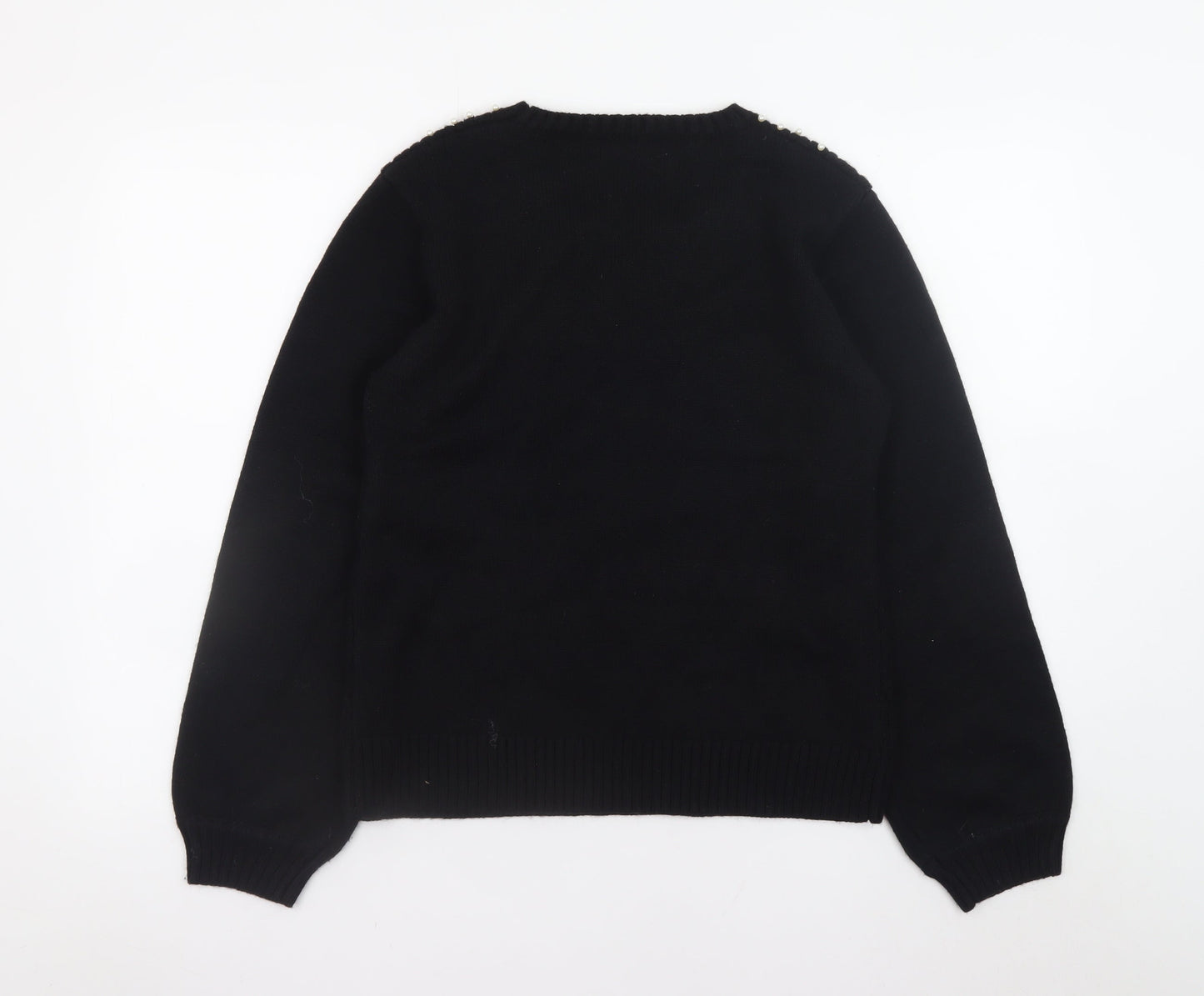 Womens UK Size 12 Dorothy Perkins Black Pullover Jumper
