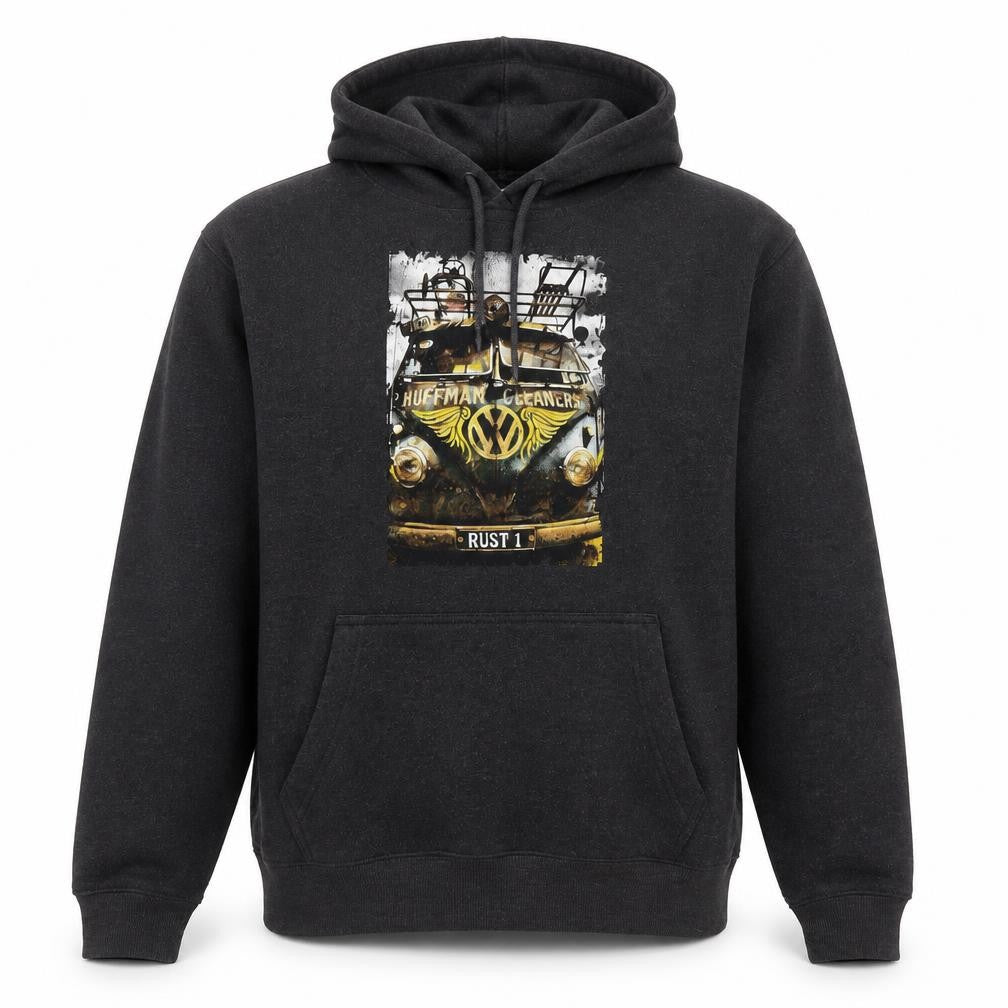 Mens UK Size M BAKARUDA Black Pullover Hoodie