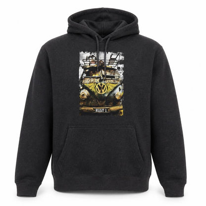 Mens UK Size M BAKARUDA Black Pullover Hoodie