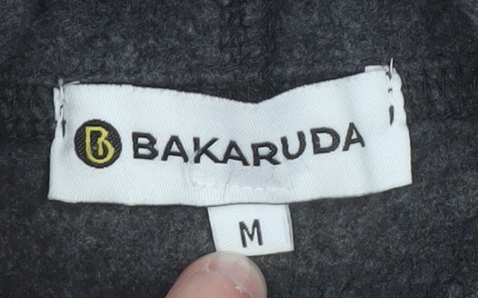 Mens UK Size M BAKARUDA Black Pullover Hoodie
