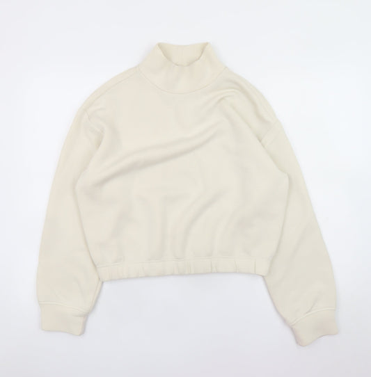 Womens UK Size S Marks and Spencer Beige Pullover Sweatshirt