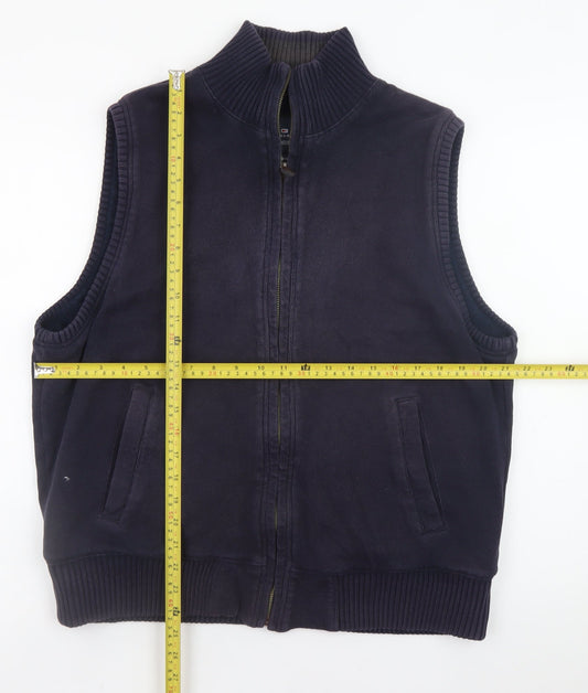 Mens UK Size M Marks and Spencer Blue Basic Jacket
