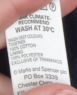 Mens UK Size M Marks and Spencer Blue Basic Jacket
